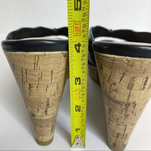 Black Wedge Sandals - Picture 8 of 10